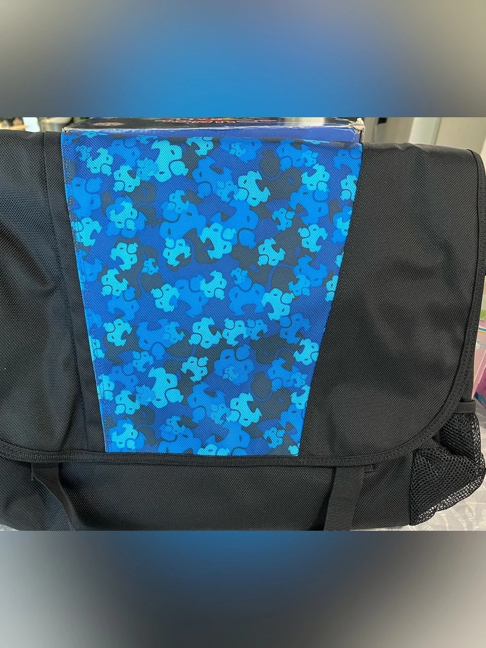 Sumo Black & Blue Messenger Bag by Sumo